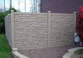 Simulated Rock Fencing