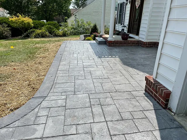 concrete patio