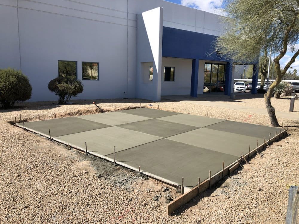 concrete slab foundation