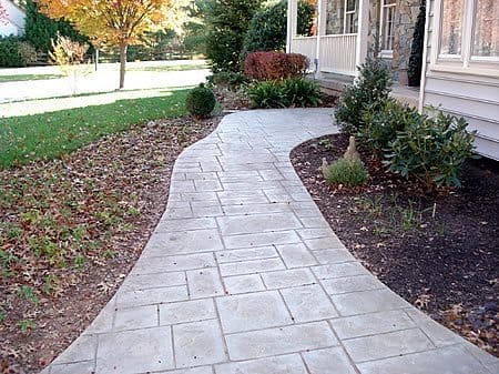 concrete walkway