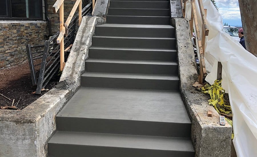 concrete steps