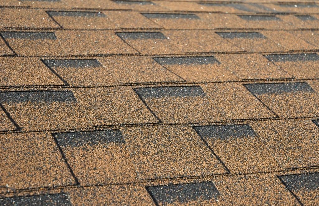 Asphalt composite roofing